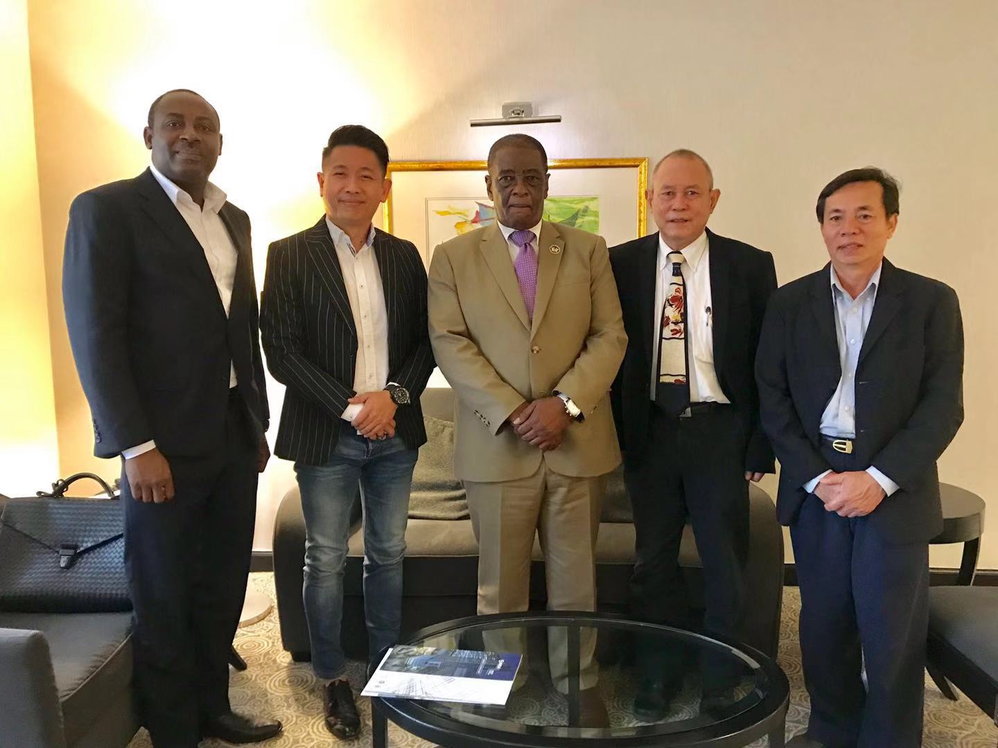 The last one was with the Ghana Ambassador 